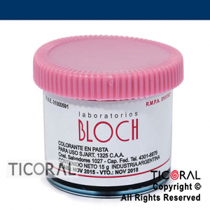 COLORANTE BLOCH PASTA AZUL MARINO X15GR x 1